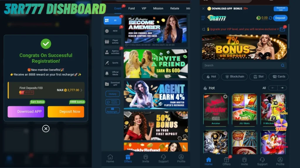 3rr777 game dashboard