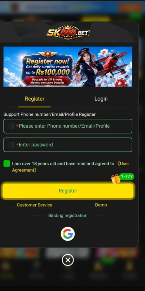 sk888 register